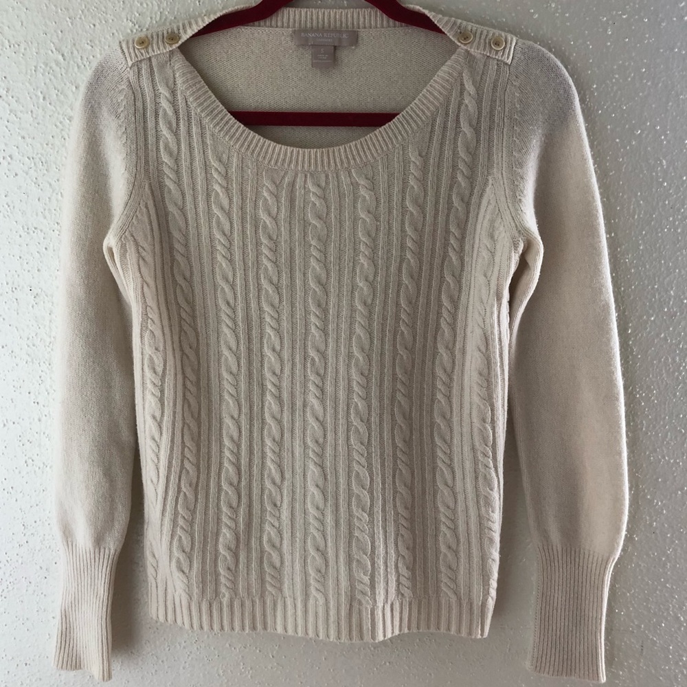 Banana republic sweater cashmere
